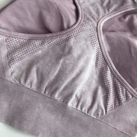 Dusty Purple Stonewash Athletic Bra Sports Bra - NWOT Size M - Picture 5 of 6